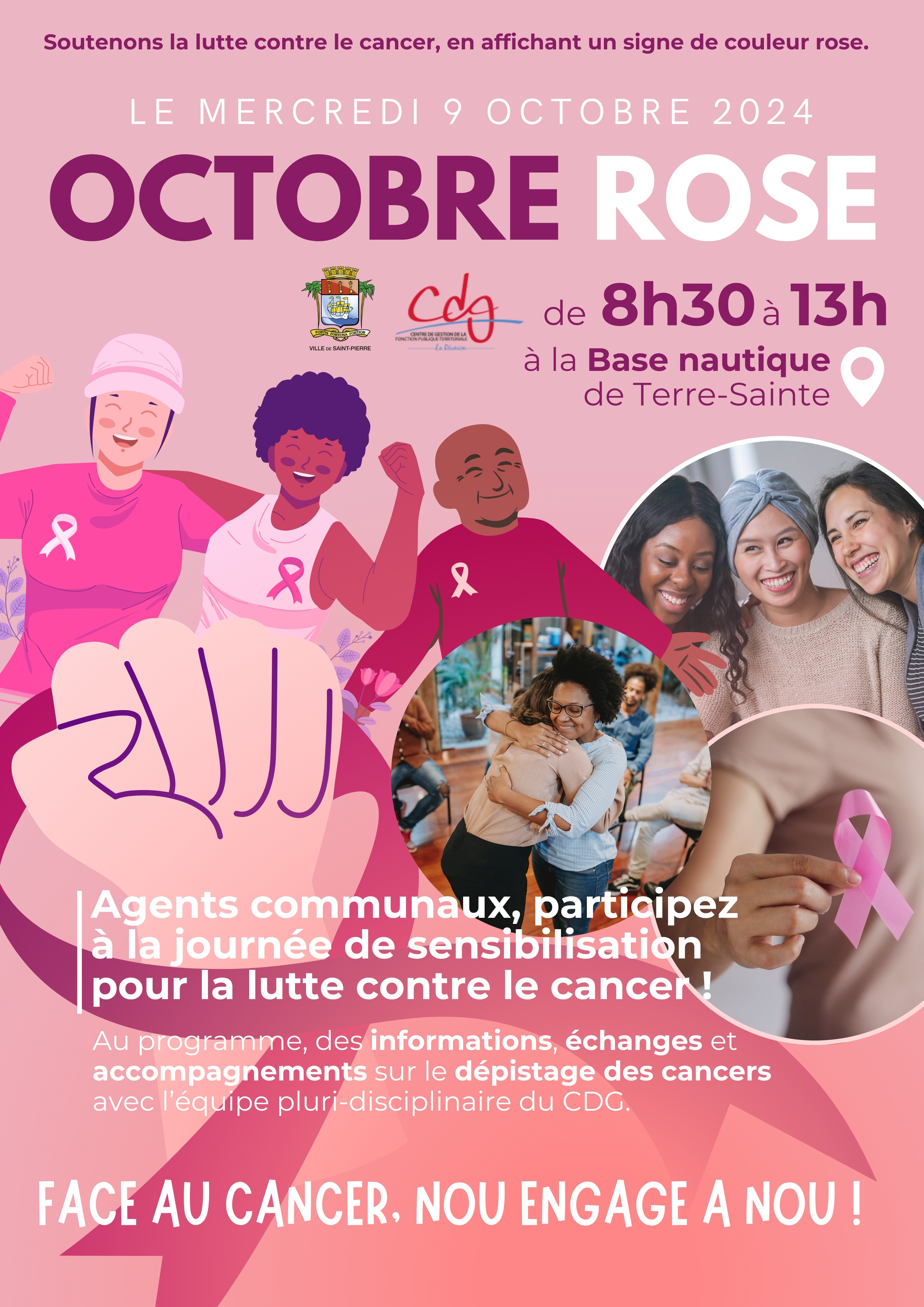 AFFICHE OCTOBRE ROSE AGENTS 091024