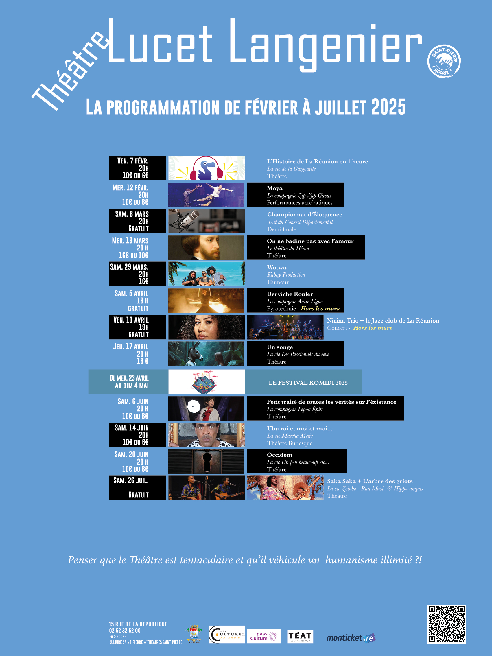 Théâtre Langenier : la prog de février à juillet 2025