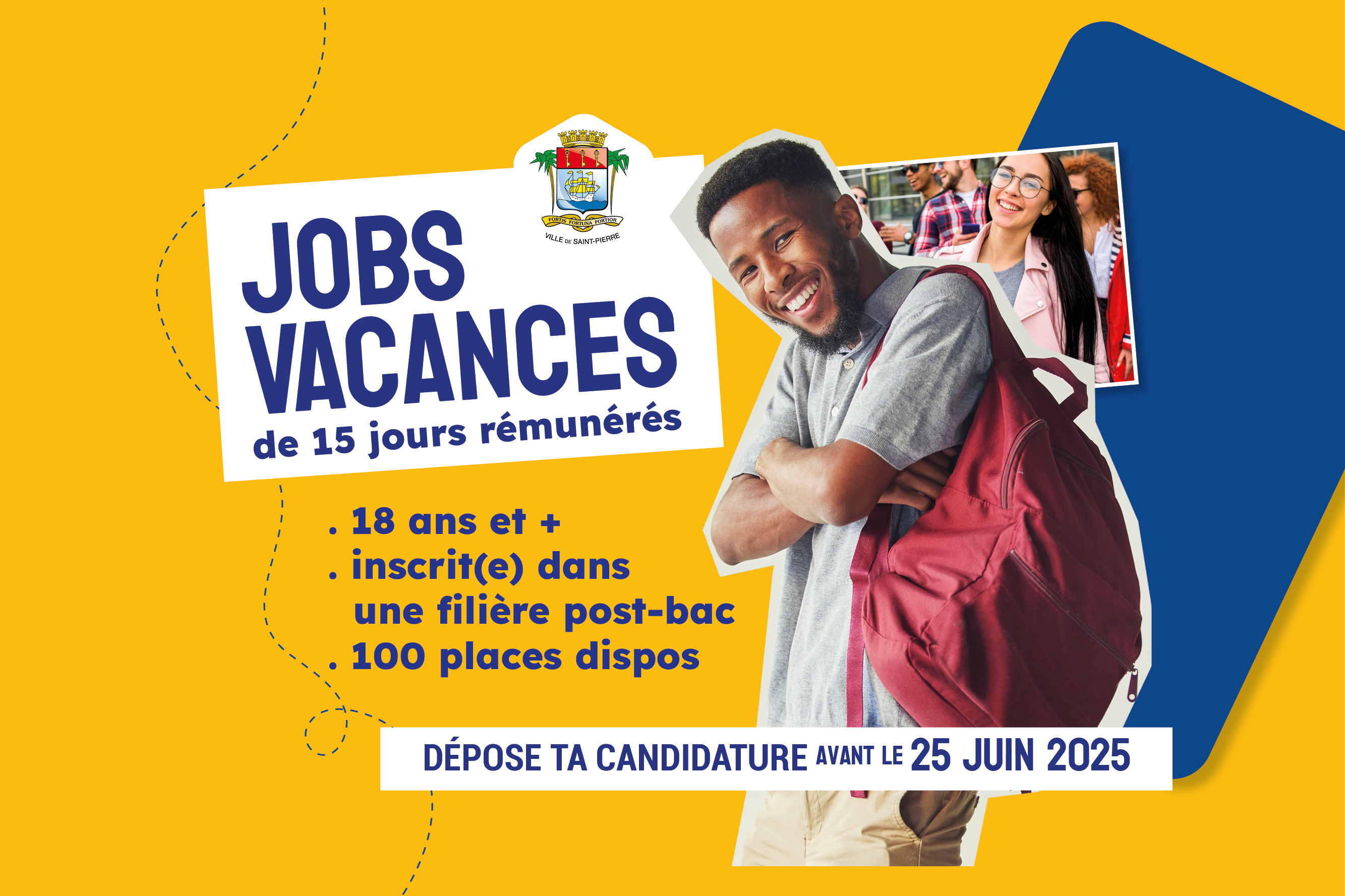 Saint-Pierre lance son Plan Emploi Jeunes Vacances