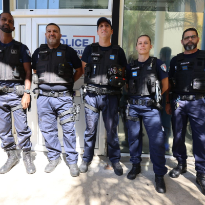 Retour en images sur l'inauguration du poste de Police municipale à Ravine Blanche