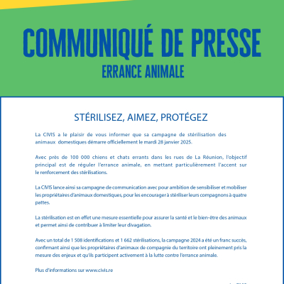 Campagne de stérilisation 2025